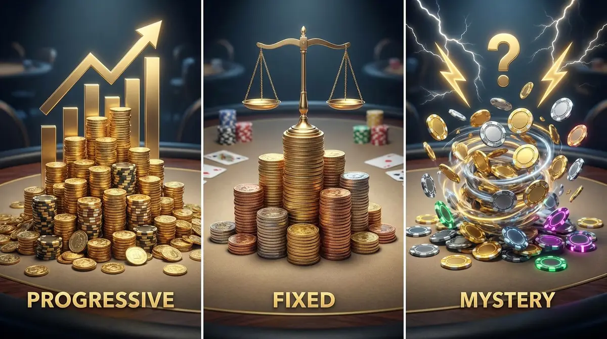 ポーカーのジャックポット3種類と特徴を比較