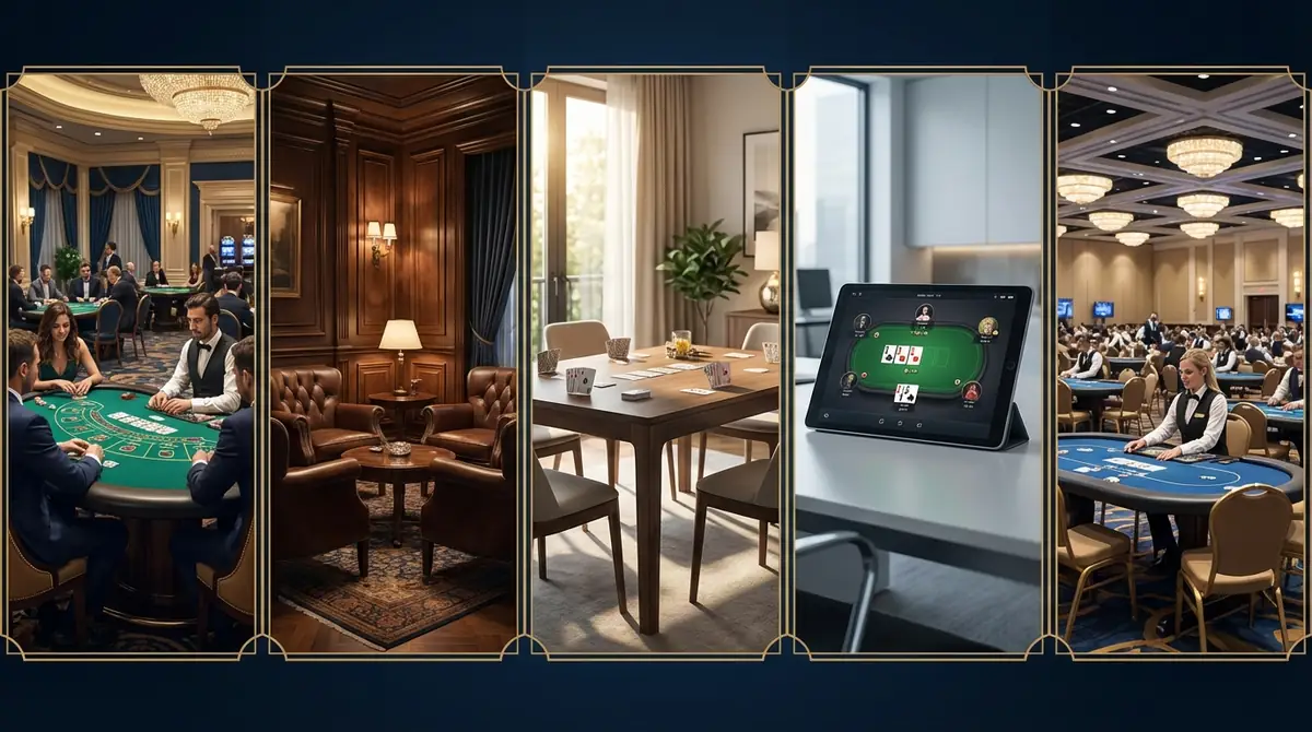 ポーカーができる5つの場所を徹底解説