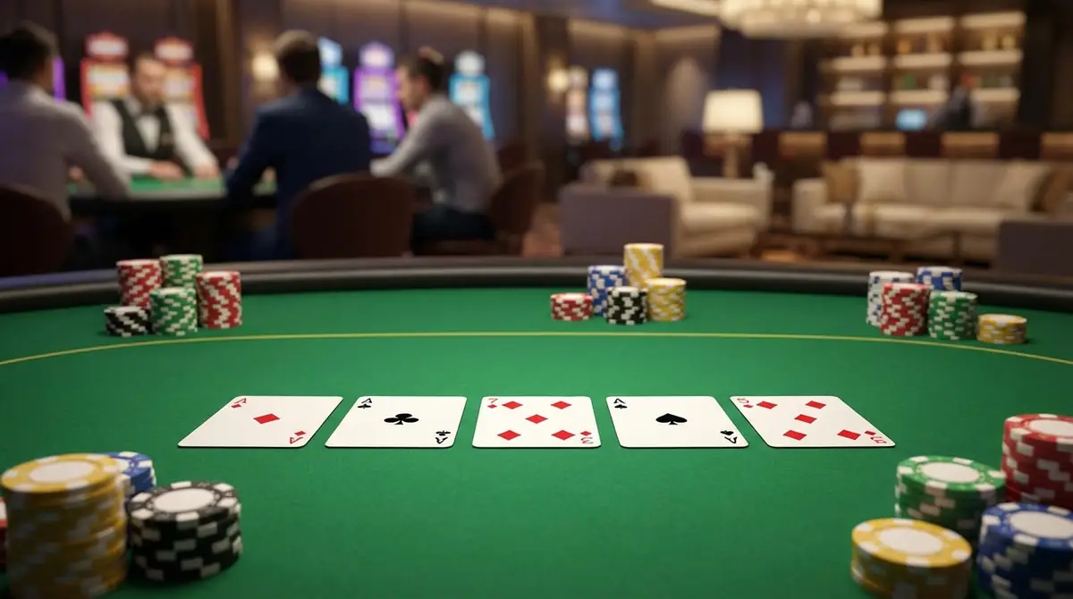 ポーカーのボードは「テーブル中央の共有カード5枚」を指す