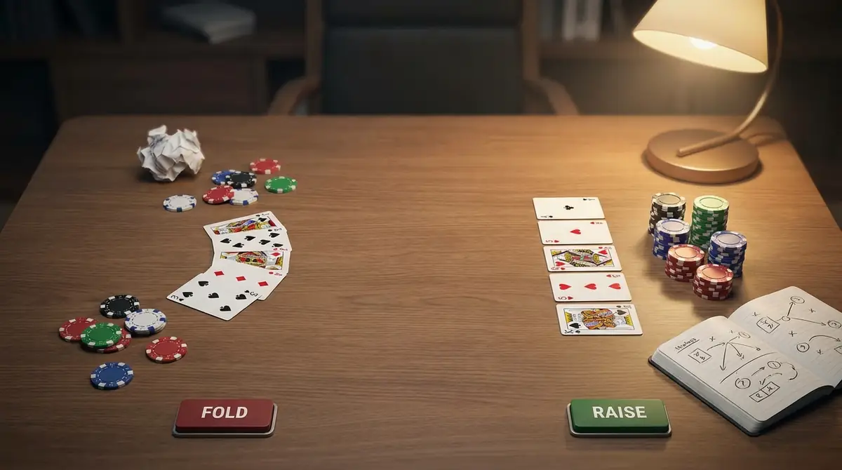 5枚ポーカー初心者がやりがちな失敗5選と対策