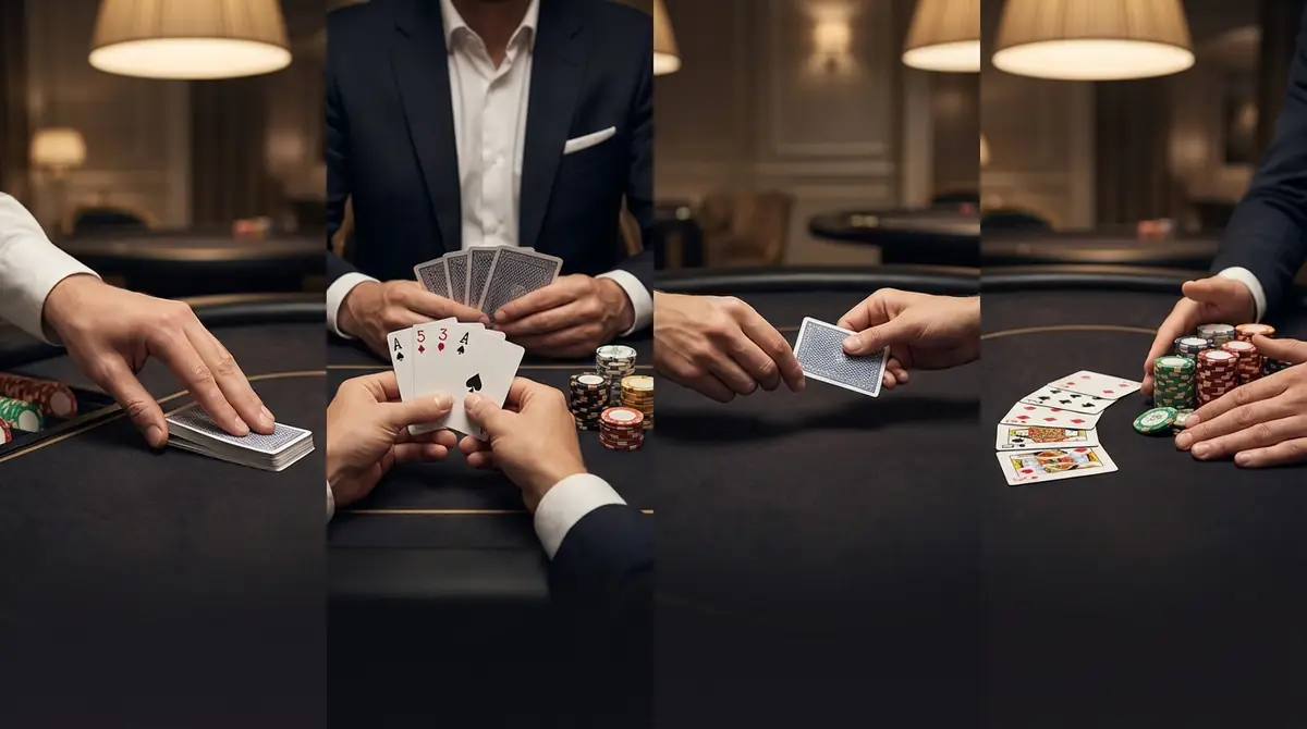 5枚ポーカーの遊び方｜ゲームの流れ5ステップ