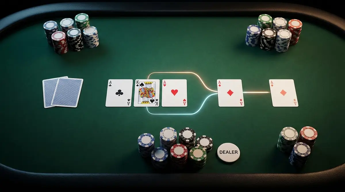 【図解】プリフロップからリバーまでのゲームの流れ