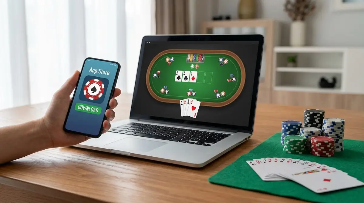 無料ポーカーの始め方|ダウンロードから初プレイまで