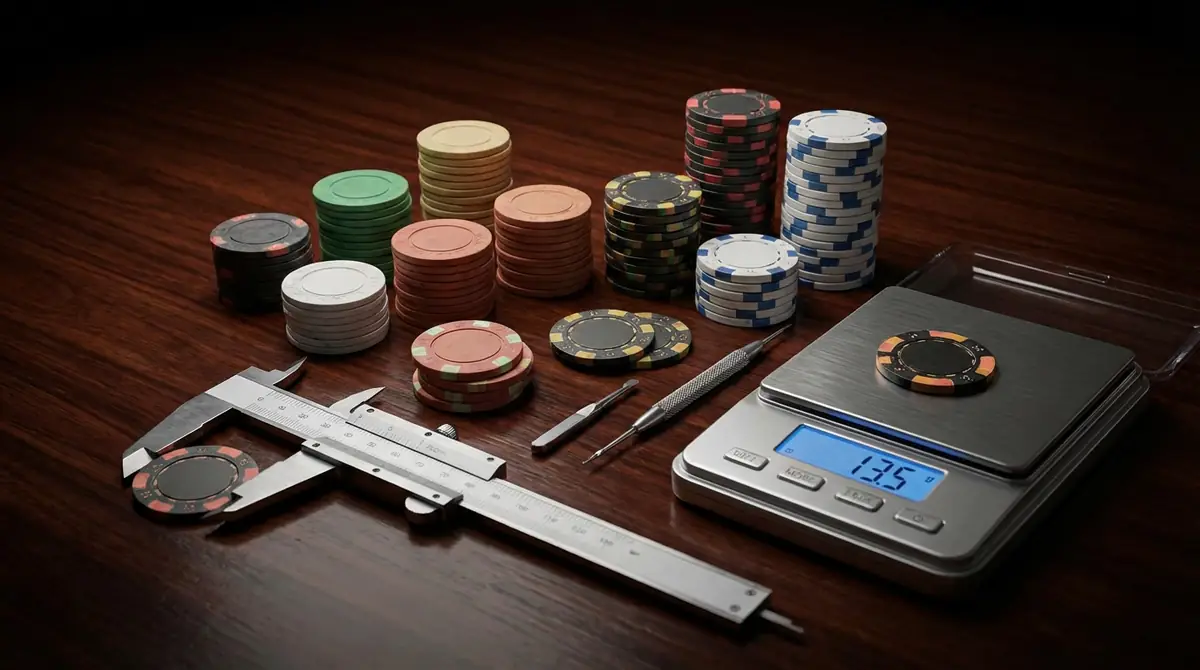 ポーカーチップのサイズと重さ｜標準規格と選び方のコツ