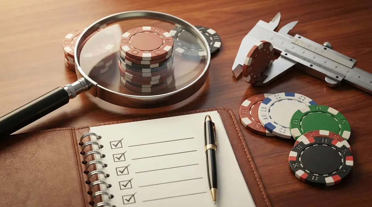 ポーカーチップ購入前チェックリスト｜失敗しない5つの確認ポイント