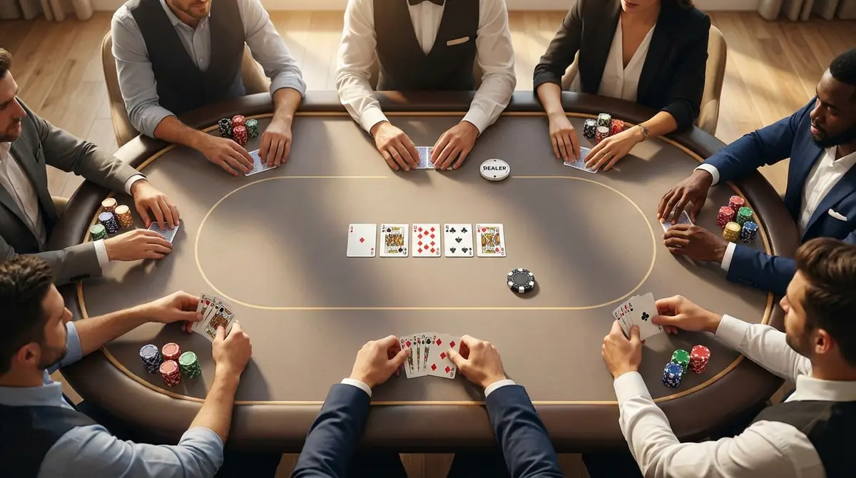 テキサスホールデムのゲーム進行と遊び方