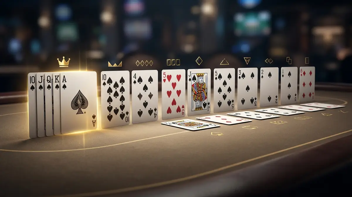 【図解】ポーカーの役一覧|強さ順ランキング10種類