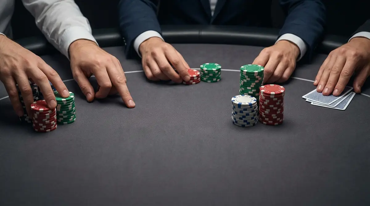 ポーカーの基本アクション|5つの選択肢を理解しよう