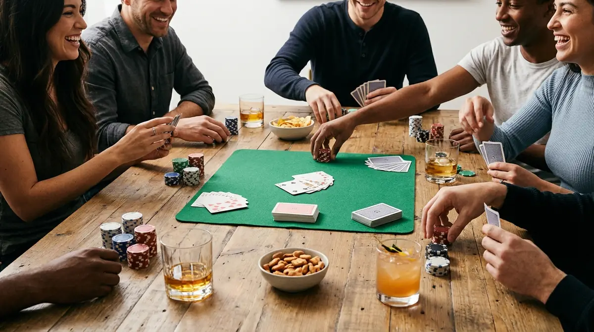 友人とポーカーを楽しむ準備|必要な道具と人数