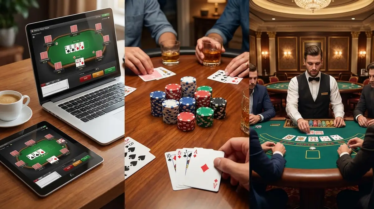 ポーカーの始め方｜初心者向け3つの選択肢