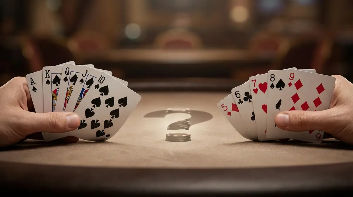 フラッシュとストレートはどっちが強い？ポーカーの役でよくある疑問