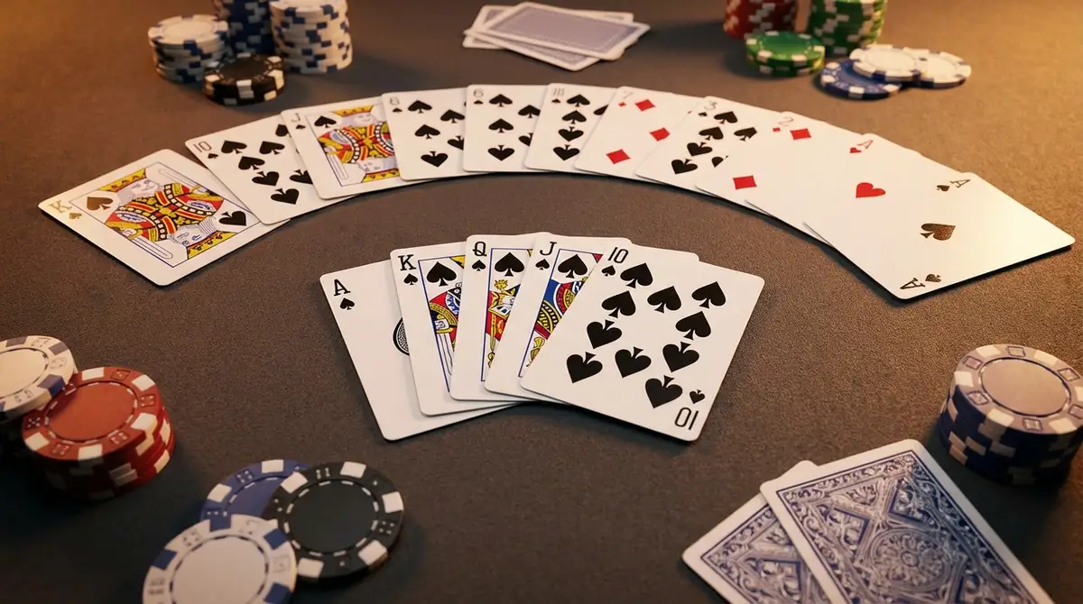 テキサスホールデムの役一覧｜強さ順に全10種類