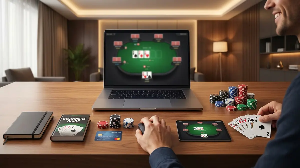 オンラインポーカーの始め方5ステップ【図解付き】