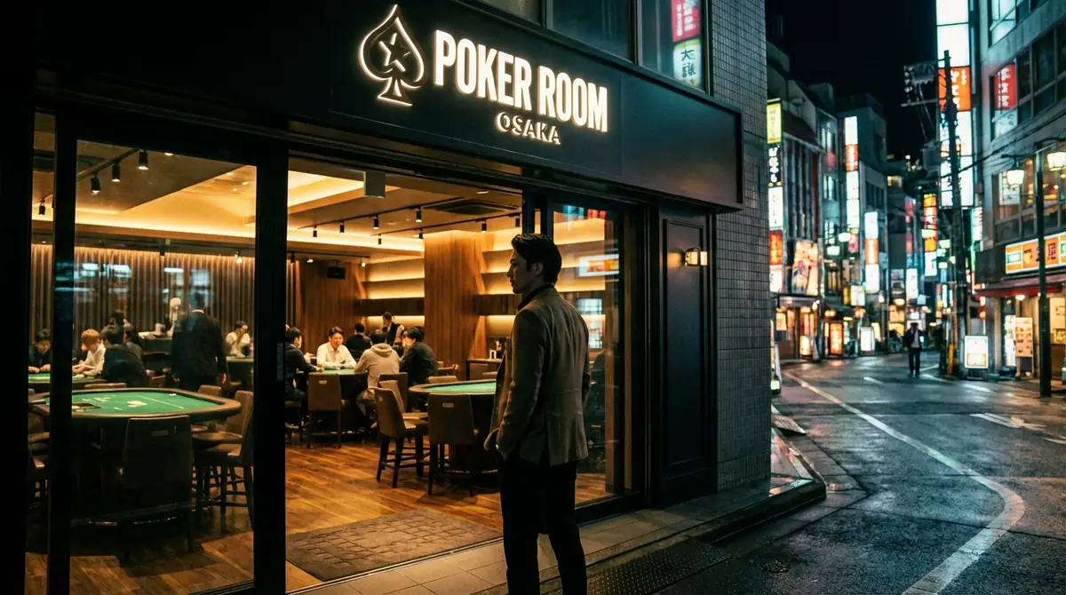 一人で大阪のポーカールームに行っても大丈夫？