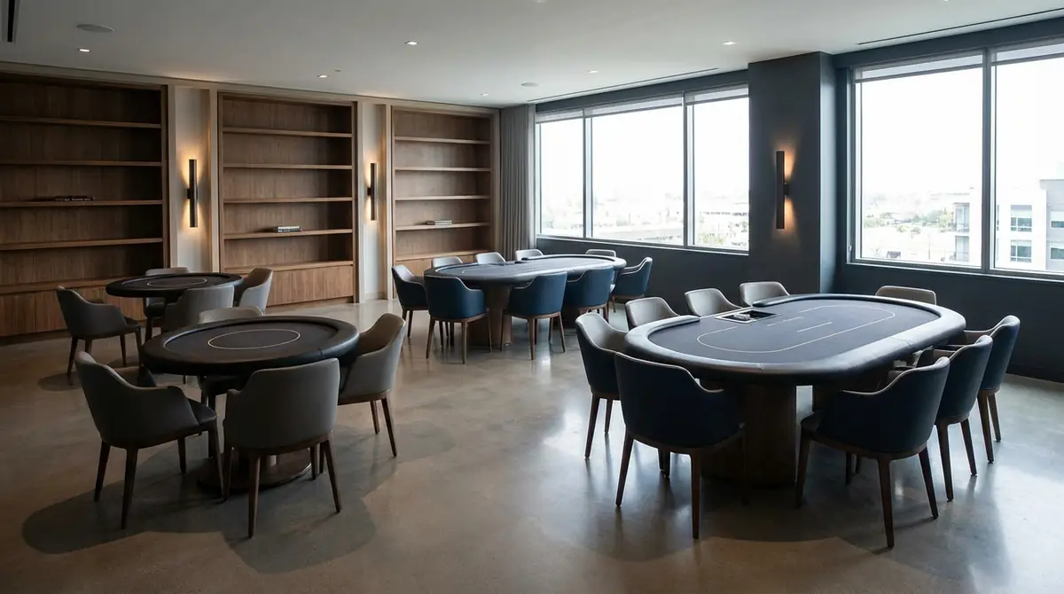 ポーカーテーブルのサイズ一覧｜人数別の目安と部屋の広さ