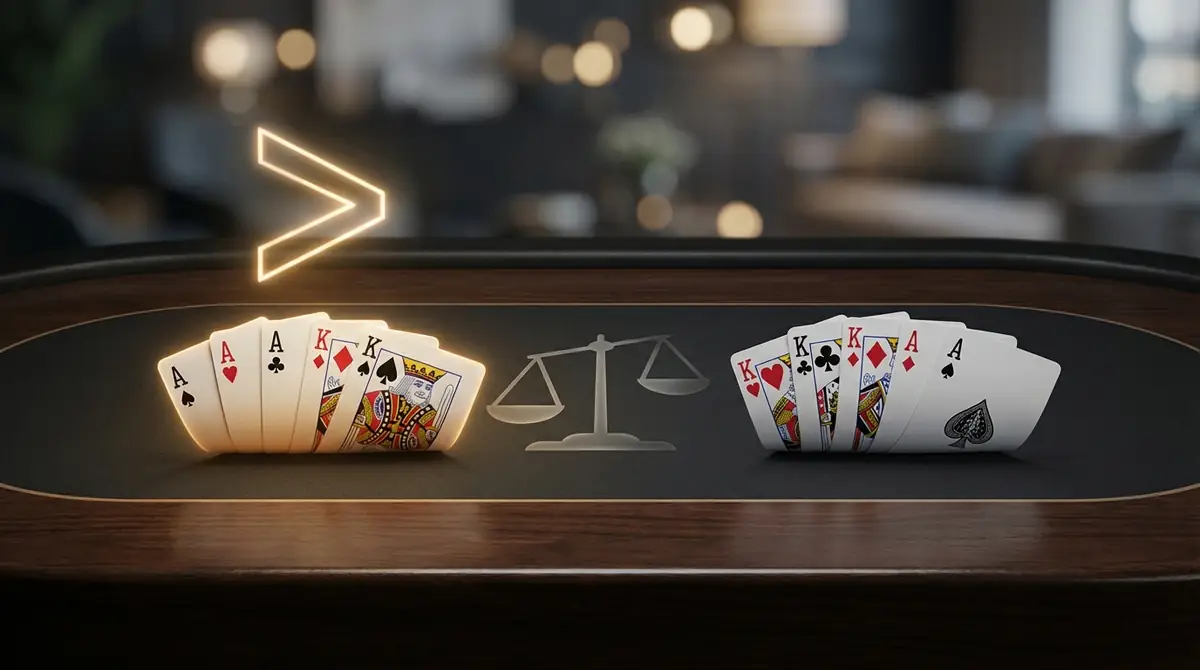 フルハウス同士の強弱判定ルール【実例で解説】