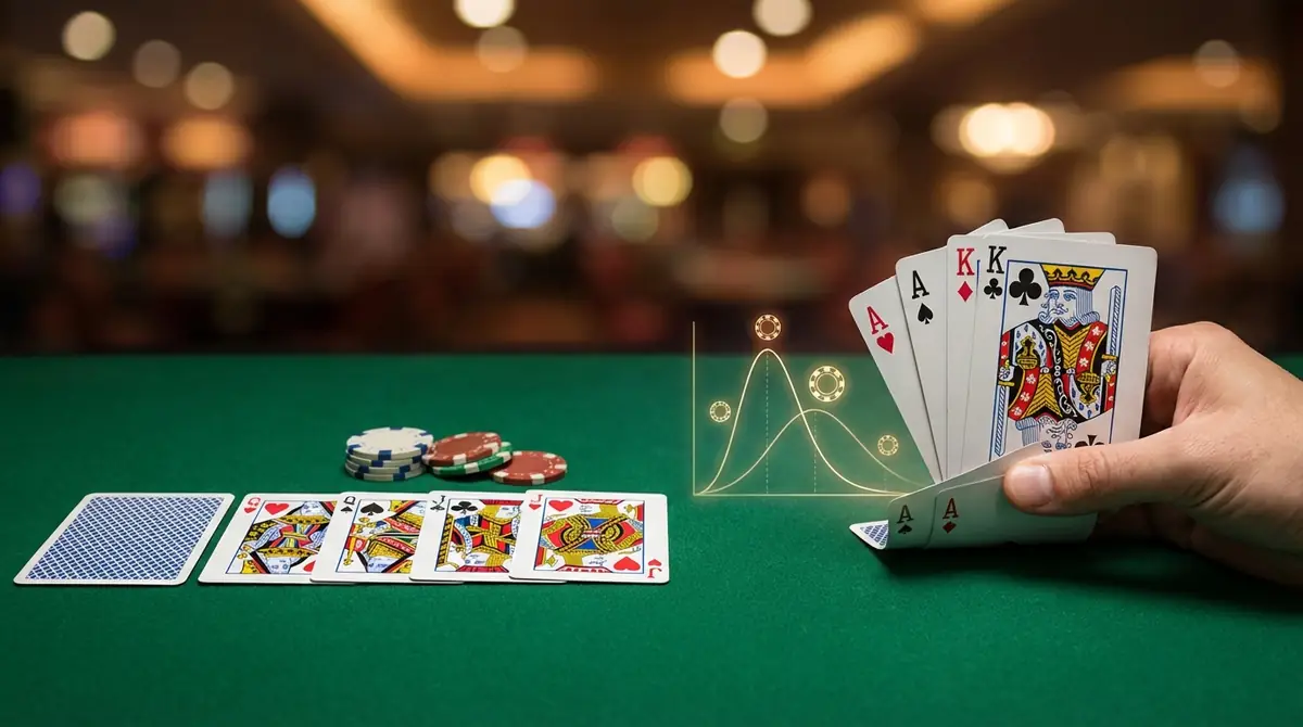 フルハウスの確率｜テキサスホールデムと5枚配布時