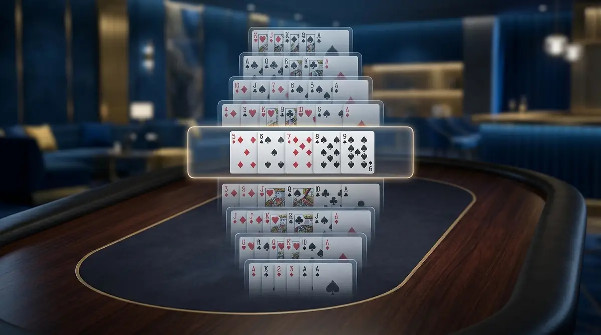 ストレートの強さは全10役中6位【ランキング表】