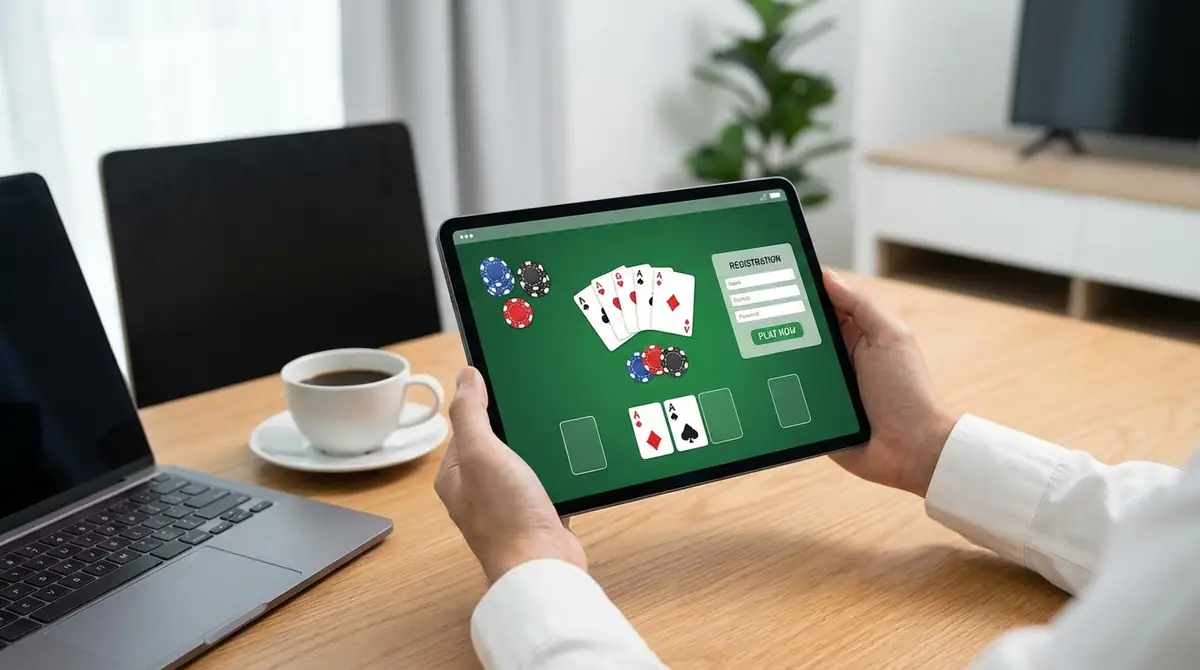 Webポーカーの始め方|登録から初プレイまで5分で完了