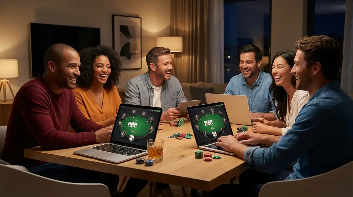 友達とWebポーカーで対戦する方法|プライベートルームの作り方