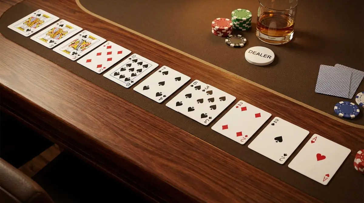 【保存版】ポーカー役の強さ早見表