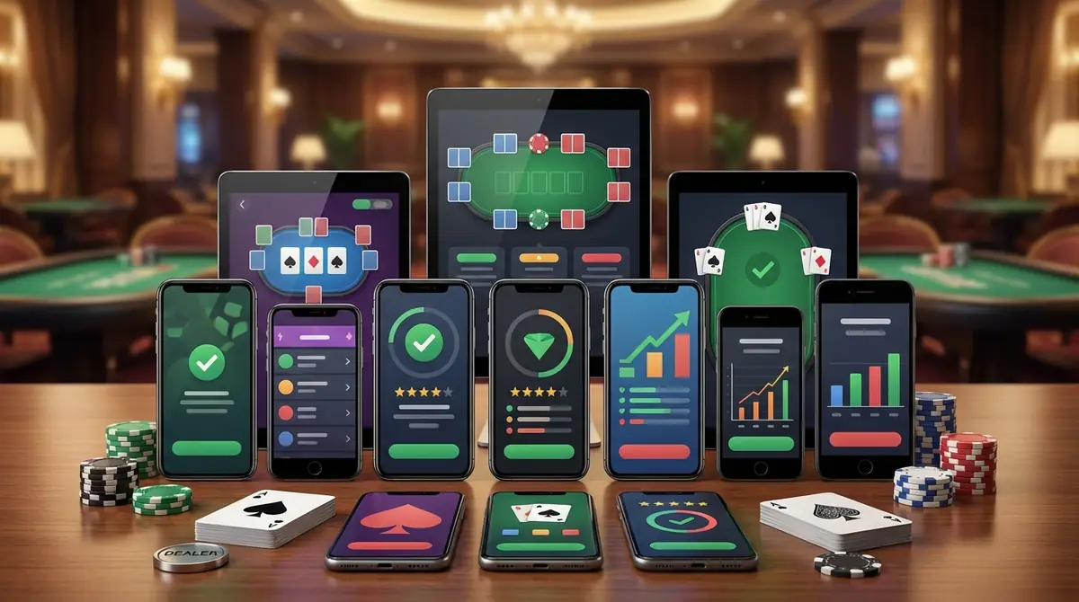 ポーカーアプリ10選の比較一覧表