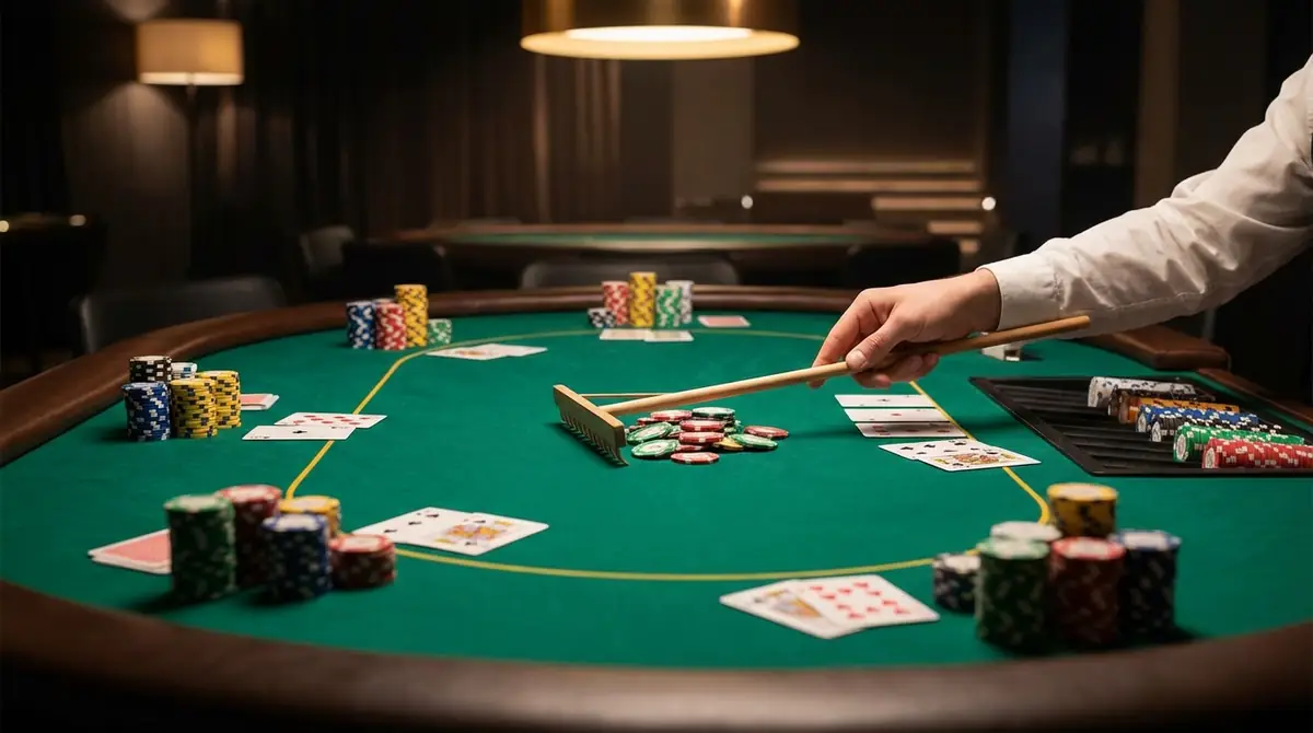 ポーカーのレーキとは？相場は2.5〜10%が目安