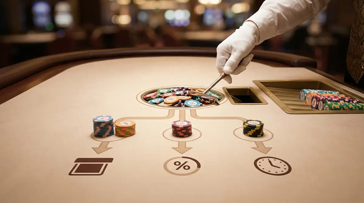 ポーカーのレーキの仕組み｜3つの徴収方式を図解で解説