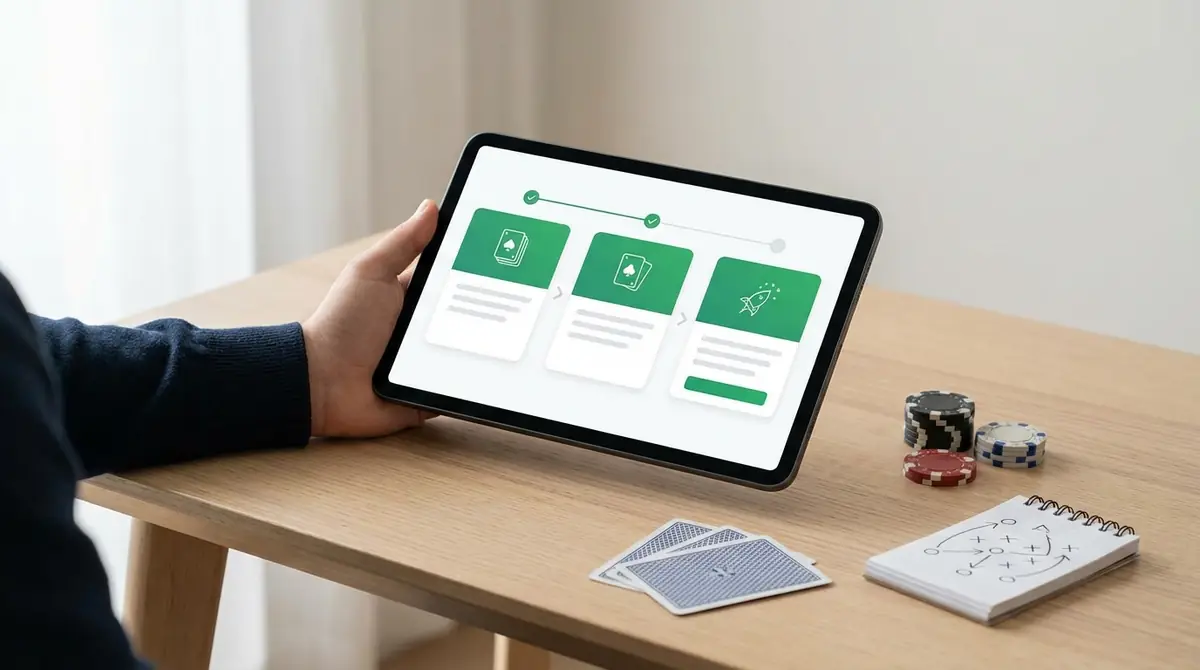 今日から始める!ポーカー勉強アプリ活用3ステップ