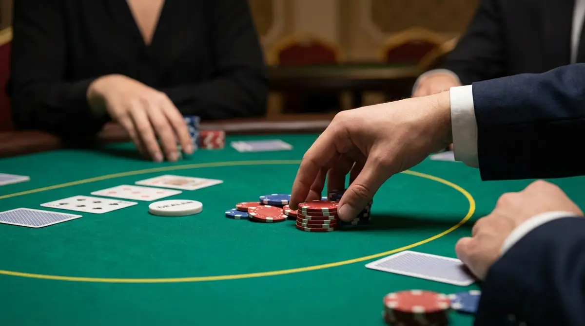 ポーカーでコールする具体的なやり方（発声・チップの出し方）