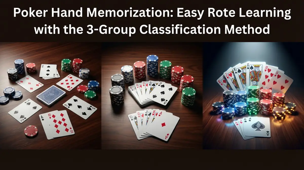 ポーカー役の覚え方｜3グループ分類法で簡単に暗記