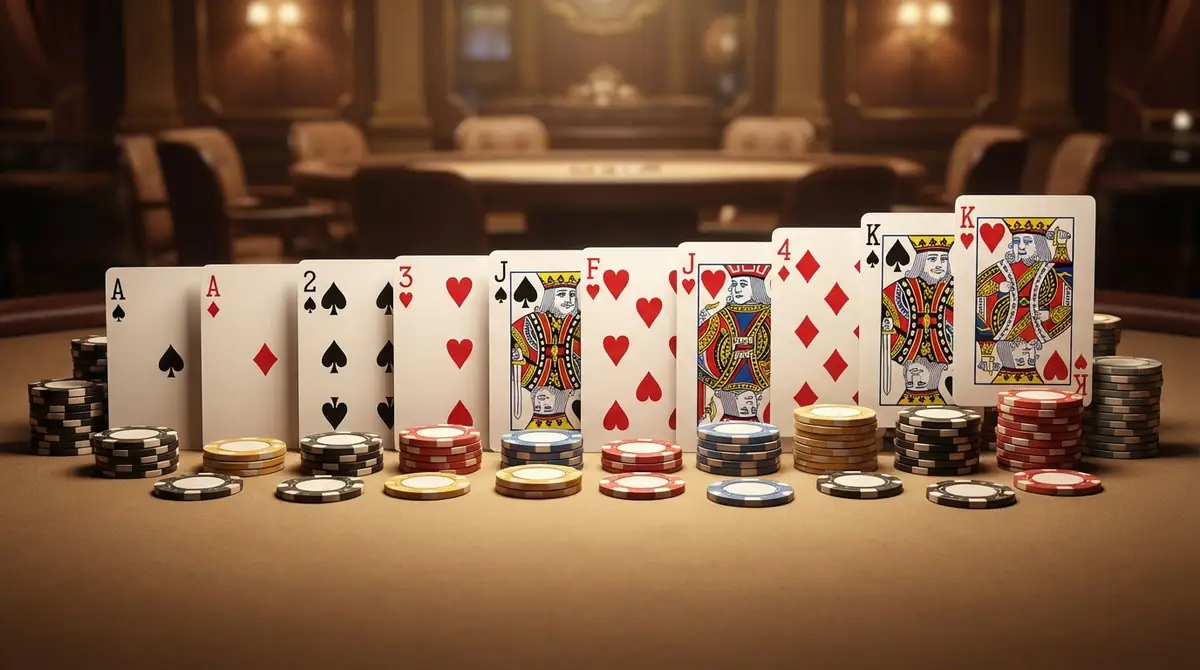 【保存版】ポーカー役表｜強さランキング全10種類一覧