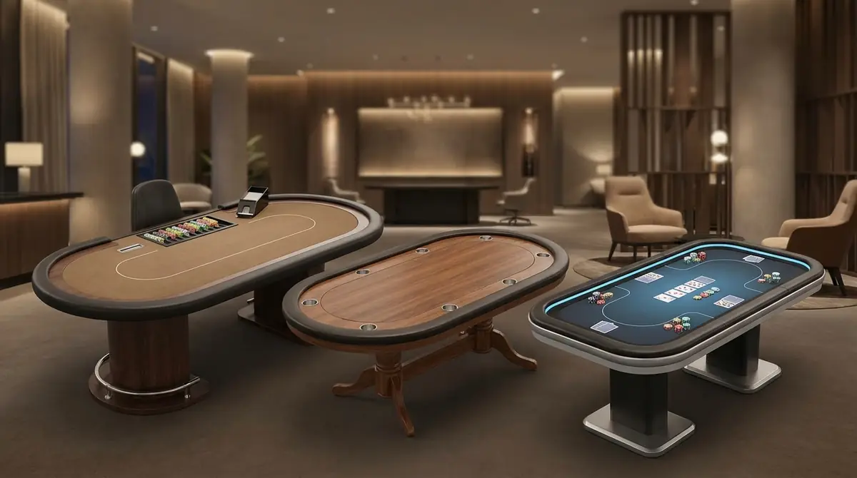 ポーカー台とは?3つの種類と特徴を図解で解説