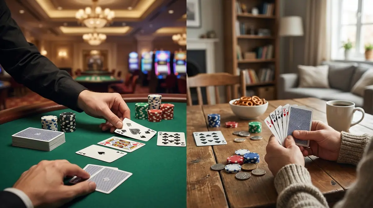 カジノポーカーの基本ルール｜家庭ポーカーとの違いとは