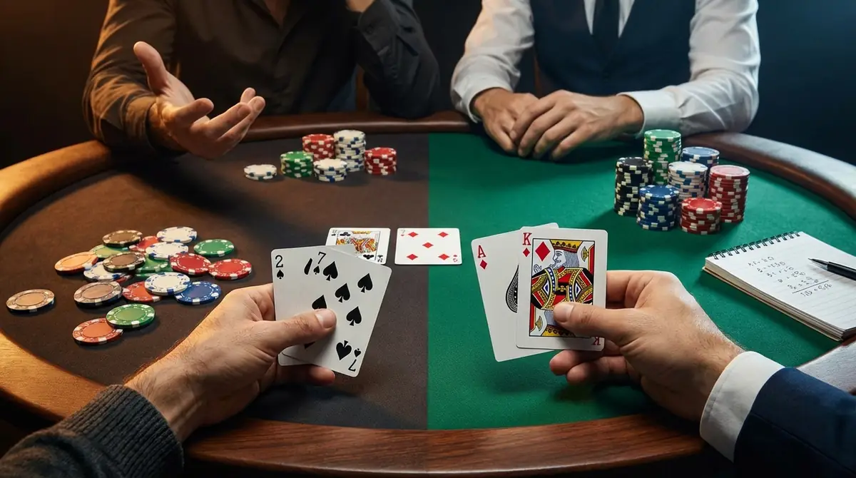 ポーカー初心者がやりがちな失敗5選と対策