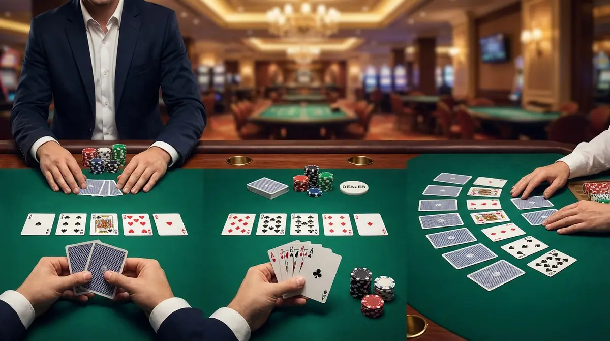 カジノで遊べる3大ポーカーゲームのルールと特徴
