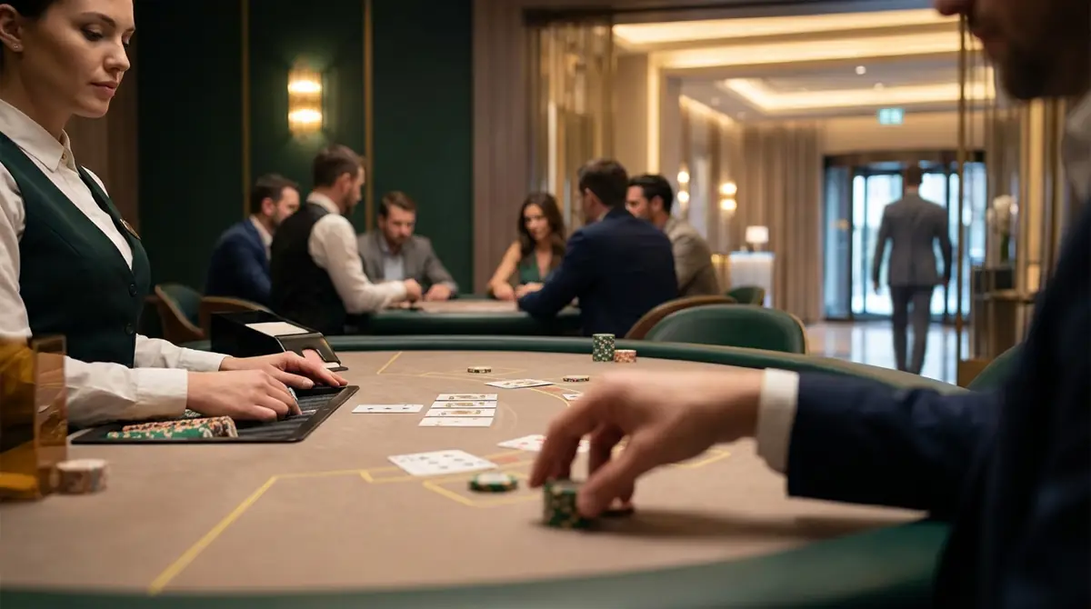 カジノでのポーカーの遊び方｜入店から退席までの流れ