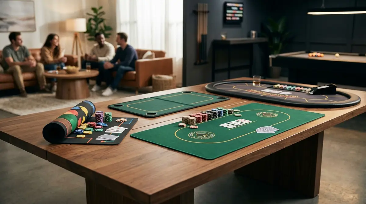 用途・シーン別ポーカーマットの選び方