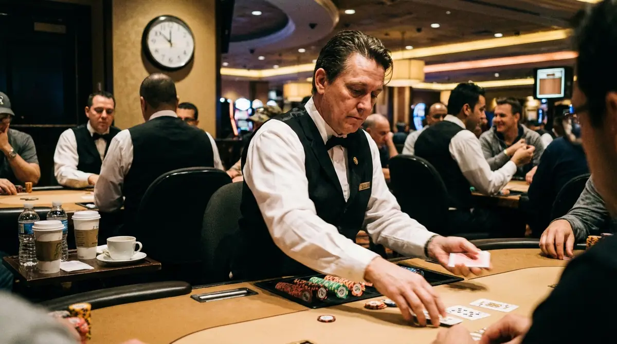 ポーカーディーラーバイトはきつい？リアルな実態と対処法