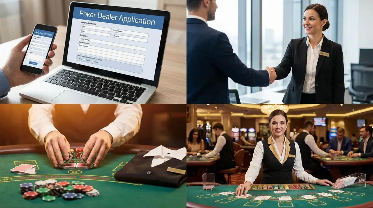 ポーカーディーラーバイトの応募から採用までの流れ