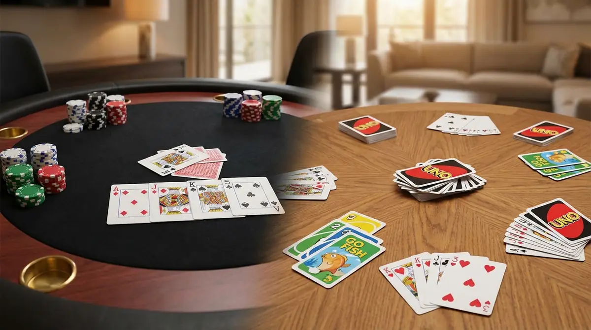 ポーカーと他のカードゲームの違い