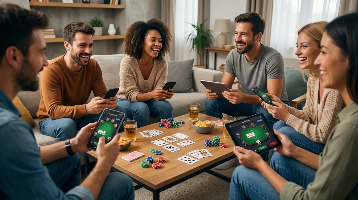 友達と無料ポーカーアプリで遊ぶ方法【プライベートルーム作成手順】