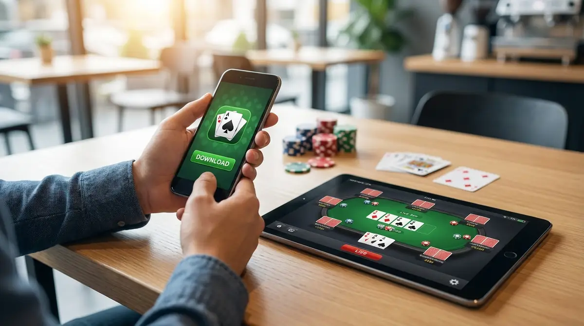 無料ポーカーアプリの始め方【ダウンロードから初プレイまで】