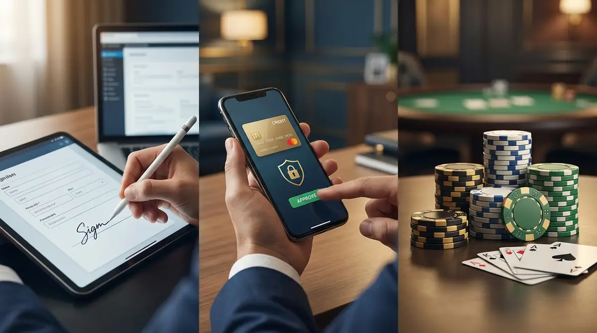 ポーカーサイトの始め方|登録から初回入金まで3ステップ