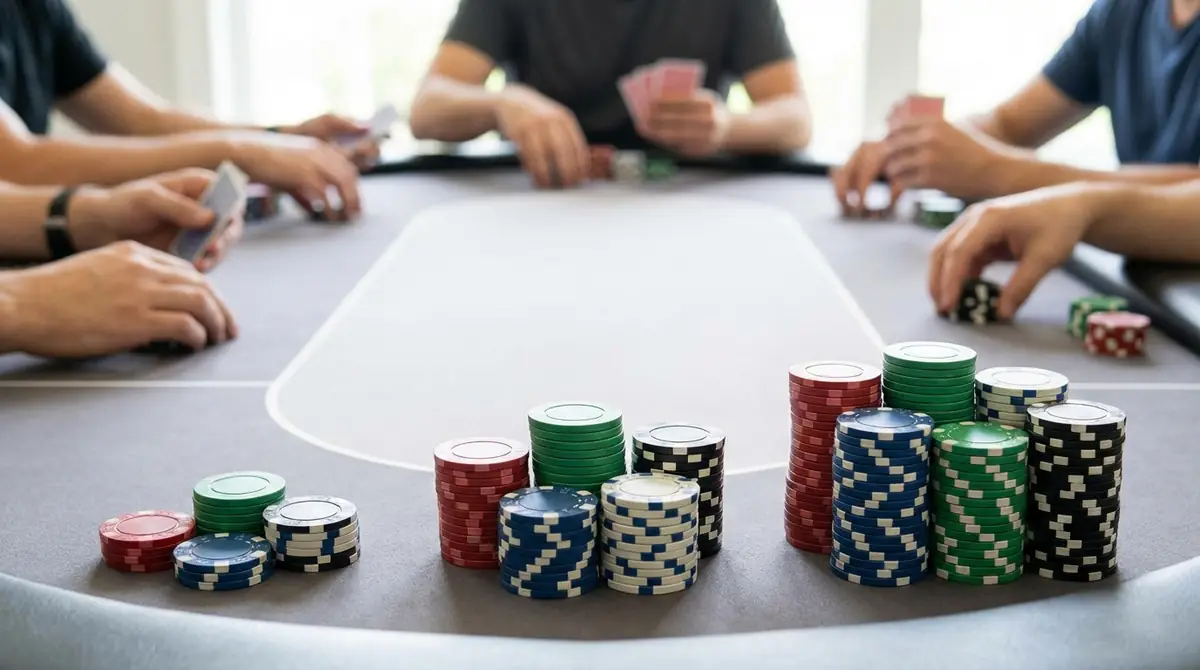 ポーカーコインは何枚必要?人数別の枚数目安と配分テンプレート
