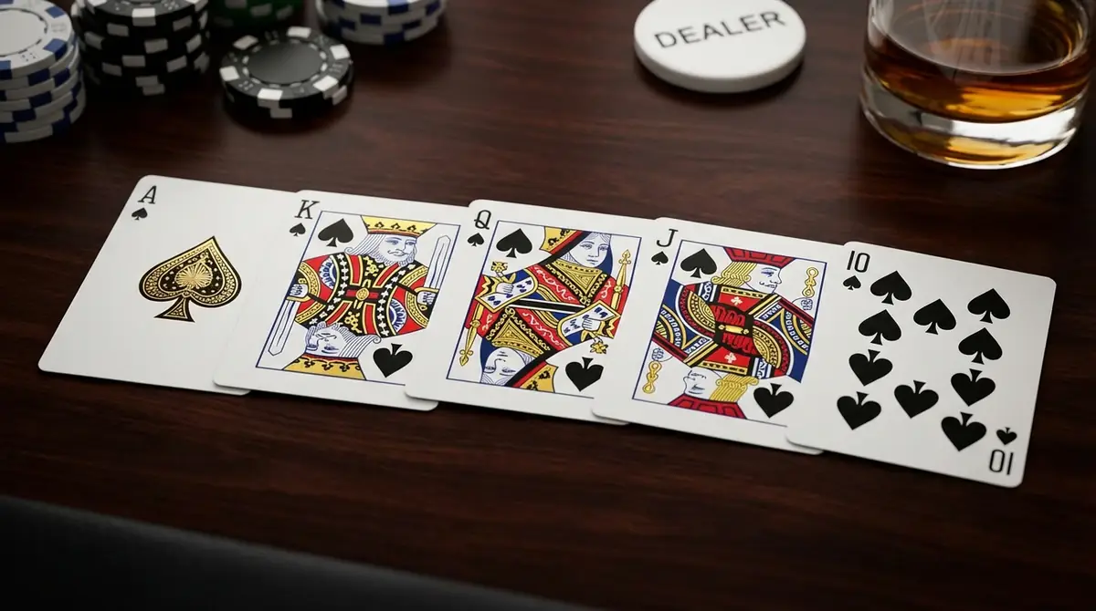 ロイヤルフラッシュとは?構成カード5枚と基本ルール