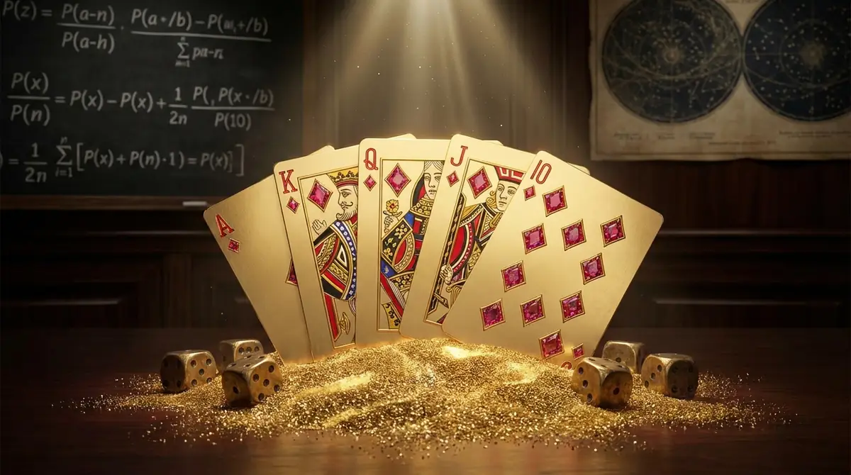 ロイヤルフラッシュの確率|どれくらいレアな役なのか